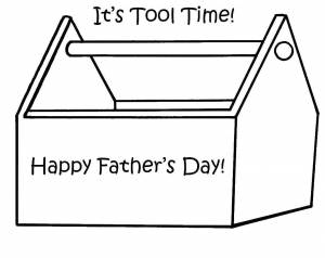 Раскраски Раскраска Коробка для инструментов
