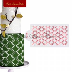 Трафарет для торта в форме персика, пластиковые трафареты для торта, DIY Рисование кружевной шаблон, инструмент для украшения торта, выпечки