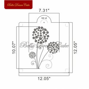 Одуванчик дизайн слоев трафарет Сделай Сам креативная домашняя настенная живопись раскраска трафареты с тиснением шаблон инструменты для украшения торта