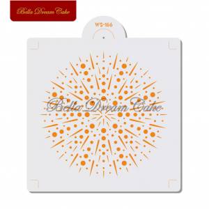 Блестящий рисунок в виде неба, инструмент для торта, трафареты для самостоятельного рисования, фотообои для дома