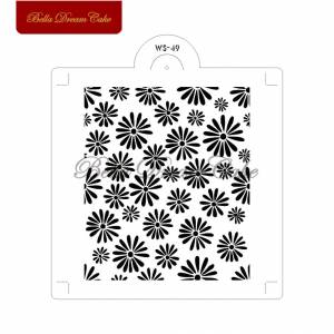 Трафареты с маргаритками и цветами для творчества, для творчества, для раскрашивания стен, мебели, тиснения, трафарет, инструменты для украшения тортов