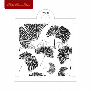 Ginkgo листик для торта Трафарет DIY креативная домашняя настенная живопись раскраска трафареты с тиснением трафарет Инструменты для украшения тортов