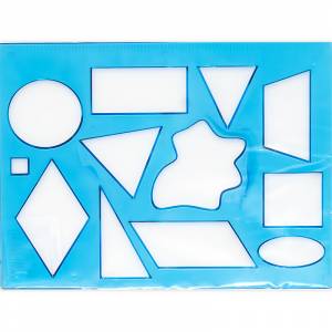 Луч трафареты 20 см Геометрические фигуры 2 12С 837-08