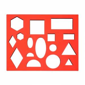 Трафарет геометрические фигуры ЛУЧ №1