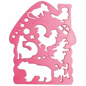 Трафарет фигурный Теремок