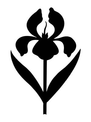 Трафареты Ирисы