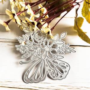 Металлические высечки цветов, бабочек, цветов, ирисов, трафареты для DIY, скрапбукинга, открытки, тиснение, бумажные украшения