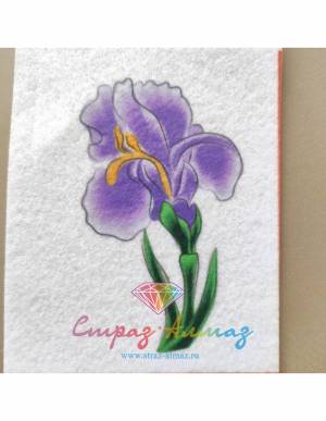 Шаблон для броши Ирис