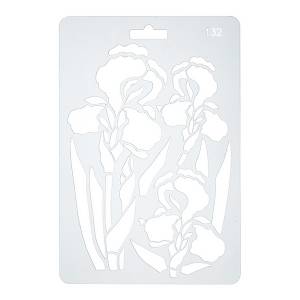 Трафарет Ирисы