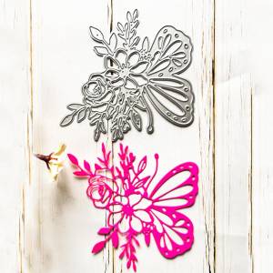 Металлические высечки цветов, бабочек, цветов, ирисов, трафареты для DIY, скрапбукинга, открытки, тиснение, бумажные украшения