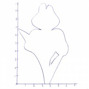 Брошь из бисера Ирис