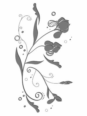 Трафареты Ирисы