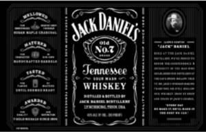 Вырубные наклейки Jack Daniels