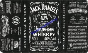 ЭтикеткаJACK DANIELS WHISKY