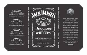 Наклейки Jack Daniels оборот
