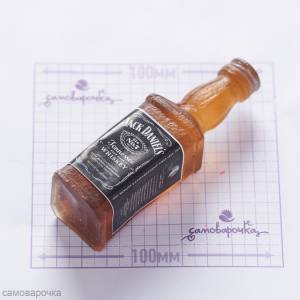 Бутылка Виски Jack Daniels Сконовая форма 3D для мыла