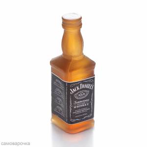 Бутылка Виски Jack Daniels Сконовая форма 3D для мыла
