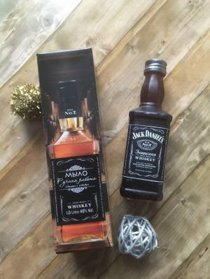 Бутылка Виски Jack Daniels Сконовая форма 3D для мыла