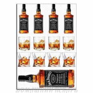 Джек Дениелс вафельная картинка