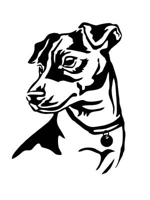 Трафареты Джек-Рассел-Терьера