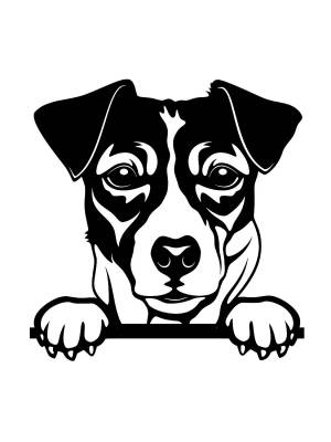 Трафареты Джек-Рассел-Терьера
