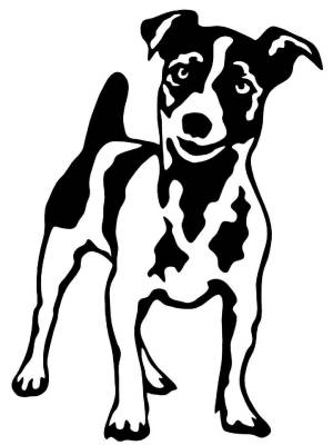 Трафареты Джек-рассел-терьера