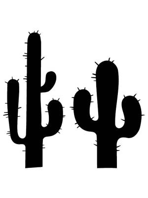 Трафареты Кактуса