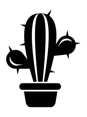 Трафареты Кактуса