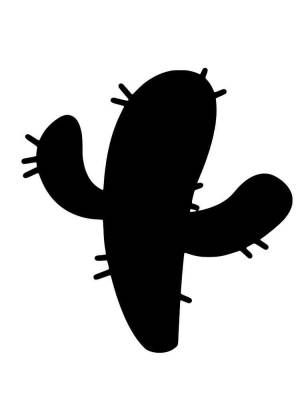 Трафареты Кактуса