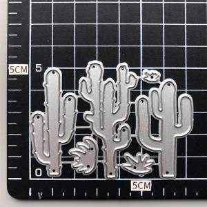 Новинка 2022, металлические трафареты для вырезания кактуса, трафареты для украшения «сделай сам», зеркальные бумажные шаблоны для тиснения, формы для рукоделия
