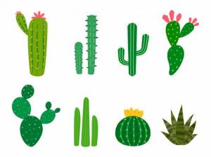 Кактус из бумаги своими руками