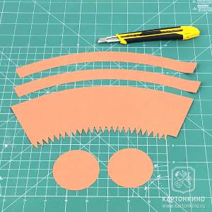 Цветущие кактусы из бумаги в горшочках с секретом