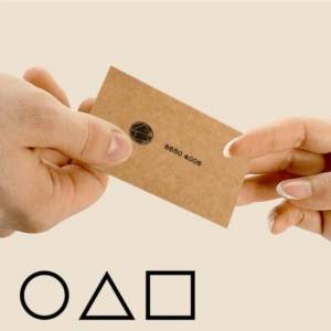 Визитка из фильма Игра в кальмара