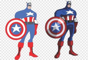 Рисунки капитан америка робот