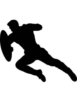 Трафареты Капитана Америки