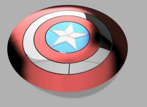 Бесплатный STL файл Щит Капитана Америки・3D-печатная модель для загрузки・Cults