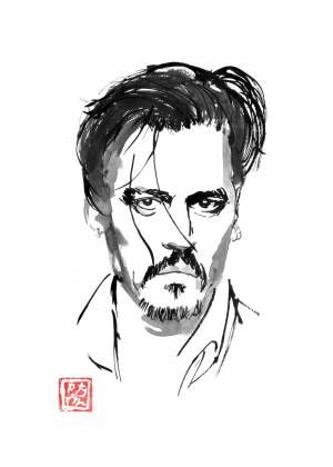 Johnny Depp, Рисунок
