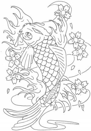 Раскраски карпа, poisk