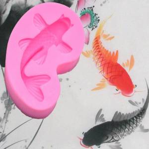 Формы для карпа, Гибкая сконовая форма для мыла, свеча, искусственная форма для конфет, печенья, инструмент для выпечки