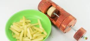 Как сделать «картофеля-фри резку» из подручных средств