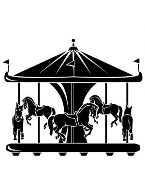 Трафареты Карусели