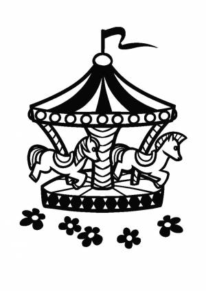 Трафареты Карусель