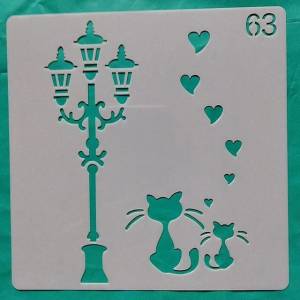 Трафареты для украшения торта в виде карусели, 13 х13 см, 1 шт