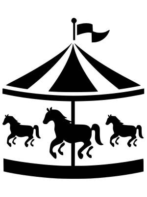 Трафареты Карусели