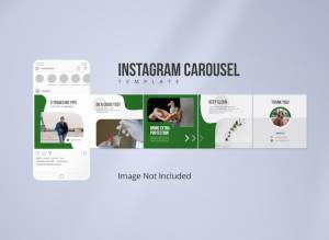 Шаблон туристической карусели instagram