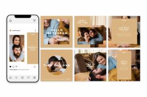 Шаблоны карусели для еженедельных постов instagram