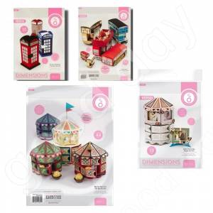 Металлические Вырубные штампы в виде карусели для телефонной будки, зеркальное украшение, рельефный шаблон «сделай сам», поздравительная открытка ручной работы, новинка 2023