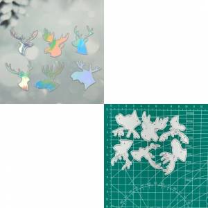 Новогодний Северный портрет металлические Вырубные штампы новые трафареты для скрапбукинга