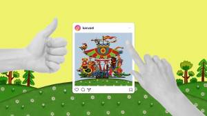 Бесшовная карусель в Инстаграме