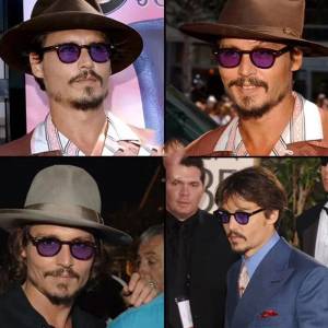 2022 модные круглые солнцезащитные очки в стиле Джонни Depp Lemtosh, мужские солнцезащитные очки с оттенком, дизайнерские брендовые солнечные очки для вечевечерние, шоу, солнцезащитные очки